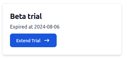 Beta Trial Extendable